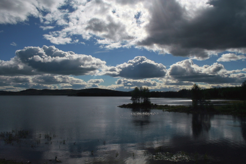 Ein See in Schweden